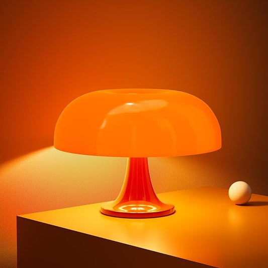 Orange Mushroom Table Lamp